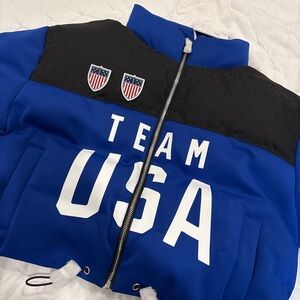 Team USA Women's Blue and Black jacket. New with tags.